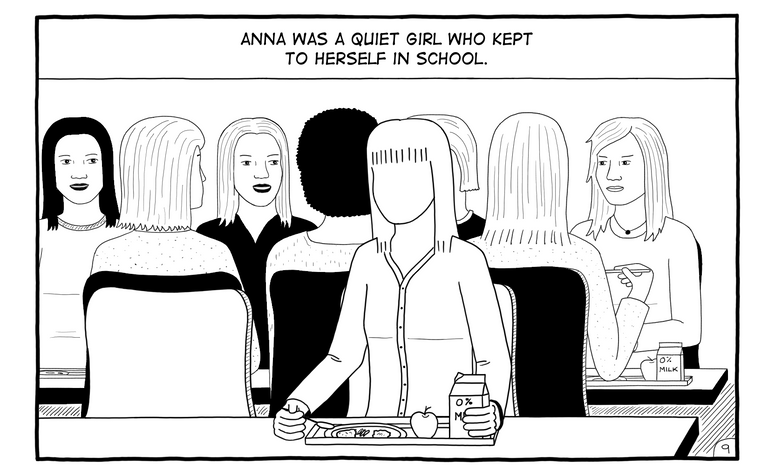 The Girl Without a Face page 9