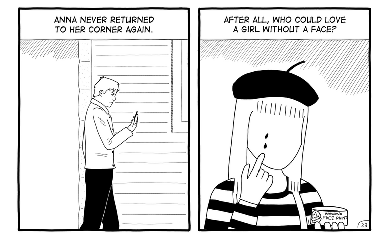 The Girl Without a Face page 23